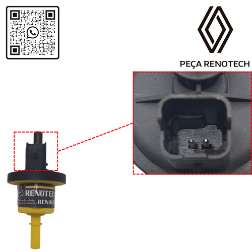 RN 04569R-X 149304569R VALVULA DO CANISTER FLUENCEDUSTERLOG IISAN II 3
